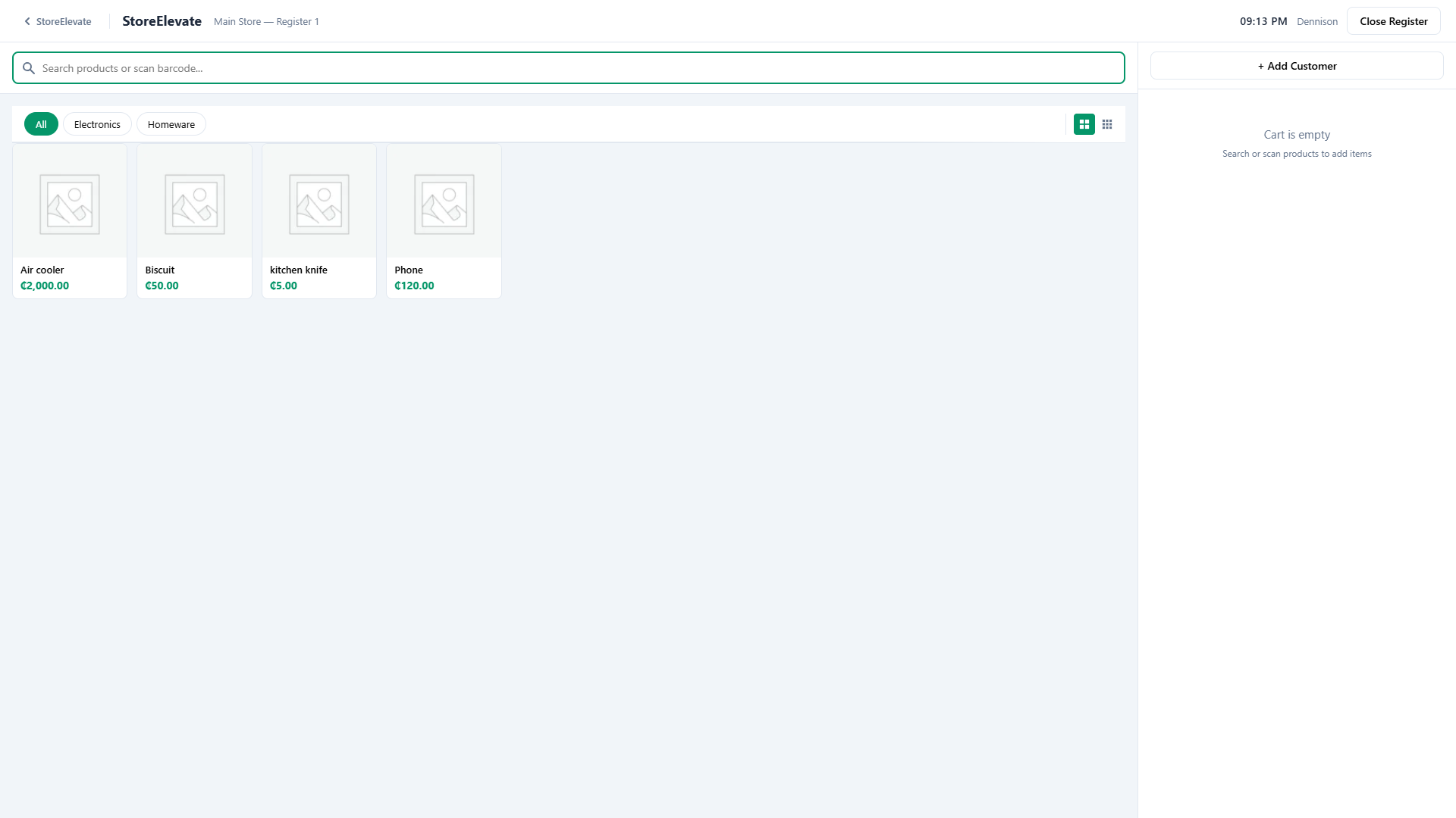 StoreElevate Point of Sale